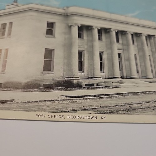 Vintage Postkarte Postamt Georgetown Kentucky Gebäude Architektur - Bild 3 von 6
