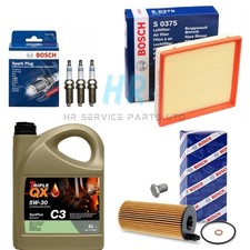 5L TRIPLE QX 5W30 BOSCH CANDELE DI SERVIZIO PER BMW SERIE 2 218i 2013+