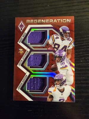 2025 Panini Phoenix - Regeneration Randy Moss, Justin Jefferson, Jordan Addison