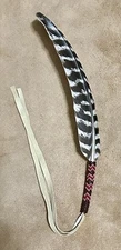 Native American Lakota Sioux Beaded Feather.