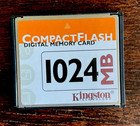 Kingston 1Gb / 1024Mb Cf Compact Flash Camera Memory Card