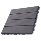  2pcs Plastic Patio Deck Tile Outdoor Waterproof Interlocking Flooring Deck Tile