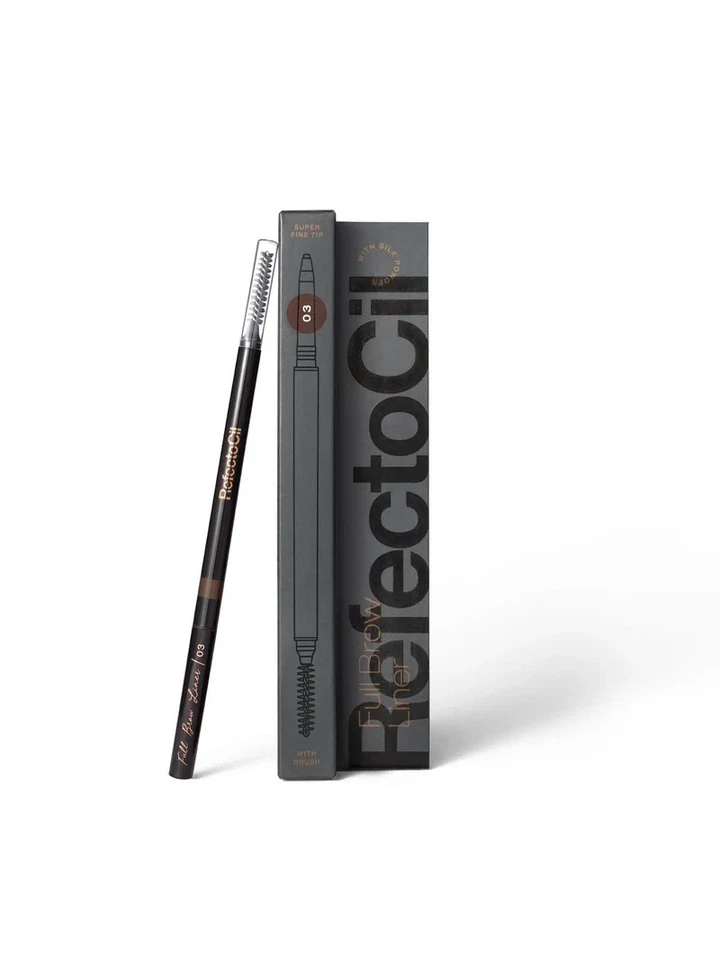 Refectocil Full Brow Liner 3mg #3 Dark Brown Super Fine Tip Precise Application - Image 3 of 4