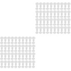 200 Sets Glashausmuttern Bolzen Quadratkopfschrauben Sechskantmuttern