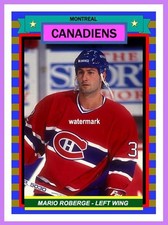 MARIO ROBERGE MONTREAL CANADIENS CUSTOM MADE FRIDGE MAGNET!!