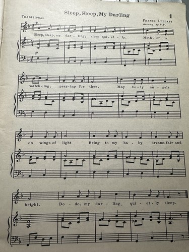 1943 McCreary Press Song Folio SONGS CHILDREN SING Sheet Music - Picture 4 of 5