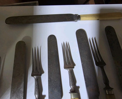 Joseph Rodgers&Sons Cutlers To Her Majesty Knochengriffe SET 13 Stück. 1848/1865 - Bild 22 von 24