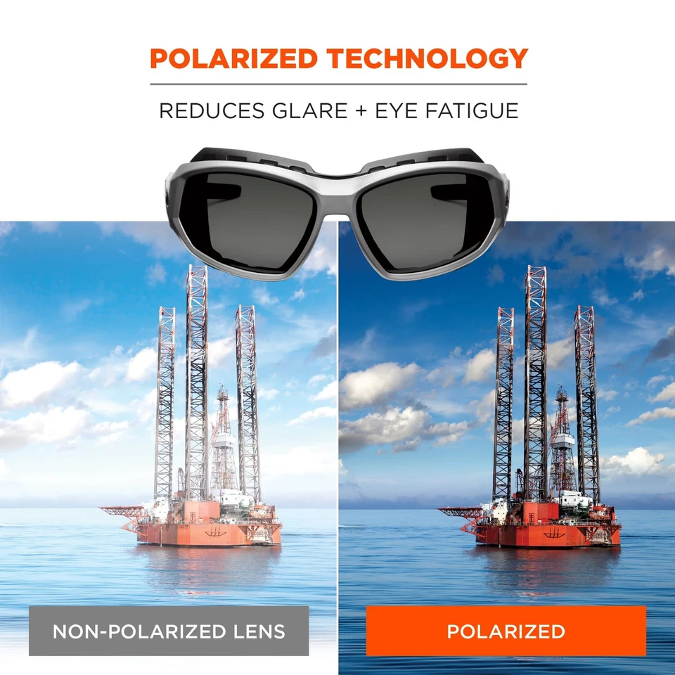 Gafas de seguridad convertibles Skullerz Loki - Incluye junta y correa t... Foto 3 de 4