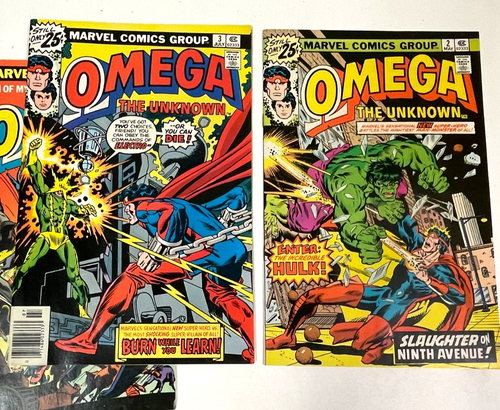 SET Omega the Unknown #1, 2, 3, 4, 5, 6, 7, 8, 9, 10 NM (1975 Marvel) Hulk 2 - Picture 3 of 7