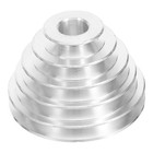  Aluminum Alloy Pulley 5-Step Multi Groove Pulley Metal Wheel Drill Press