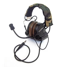 Closed-Ear Electronic Hearing Protection Earmuffs & Communication Headset Black