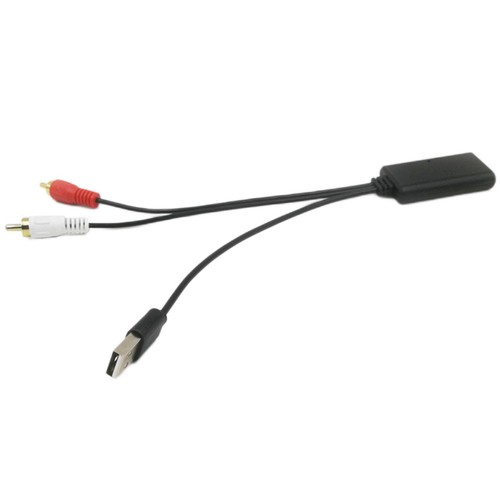 `Bluetooth AUX Receiver Module 2 RCA Cable Adapter Stereo Car V0N2 - Zdjęcie 4 z 9