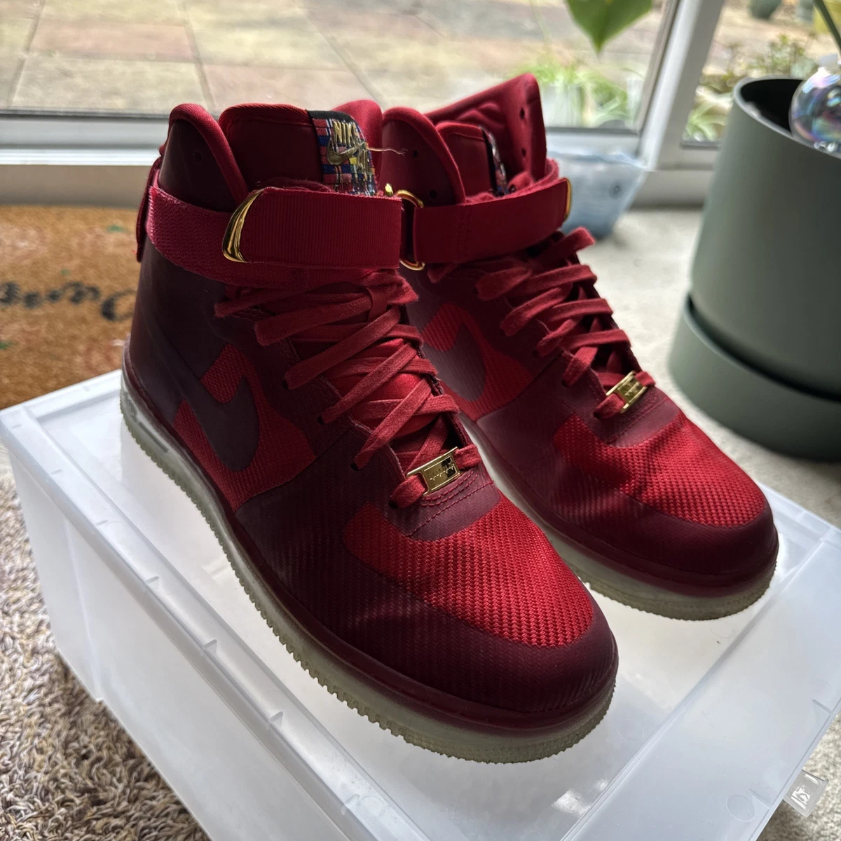 靴 NIKE AIR FORCE 1 HIGH LUX 28cm Nike Air Force 1 High CMFT Lux Red for Sale | Authenticity