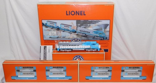 SCARCE Lionel 6-21950 SD-70 MAERSK Maxi-Stack Set SEALED C-8+ Diesel freight O - Picture 1 of 24