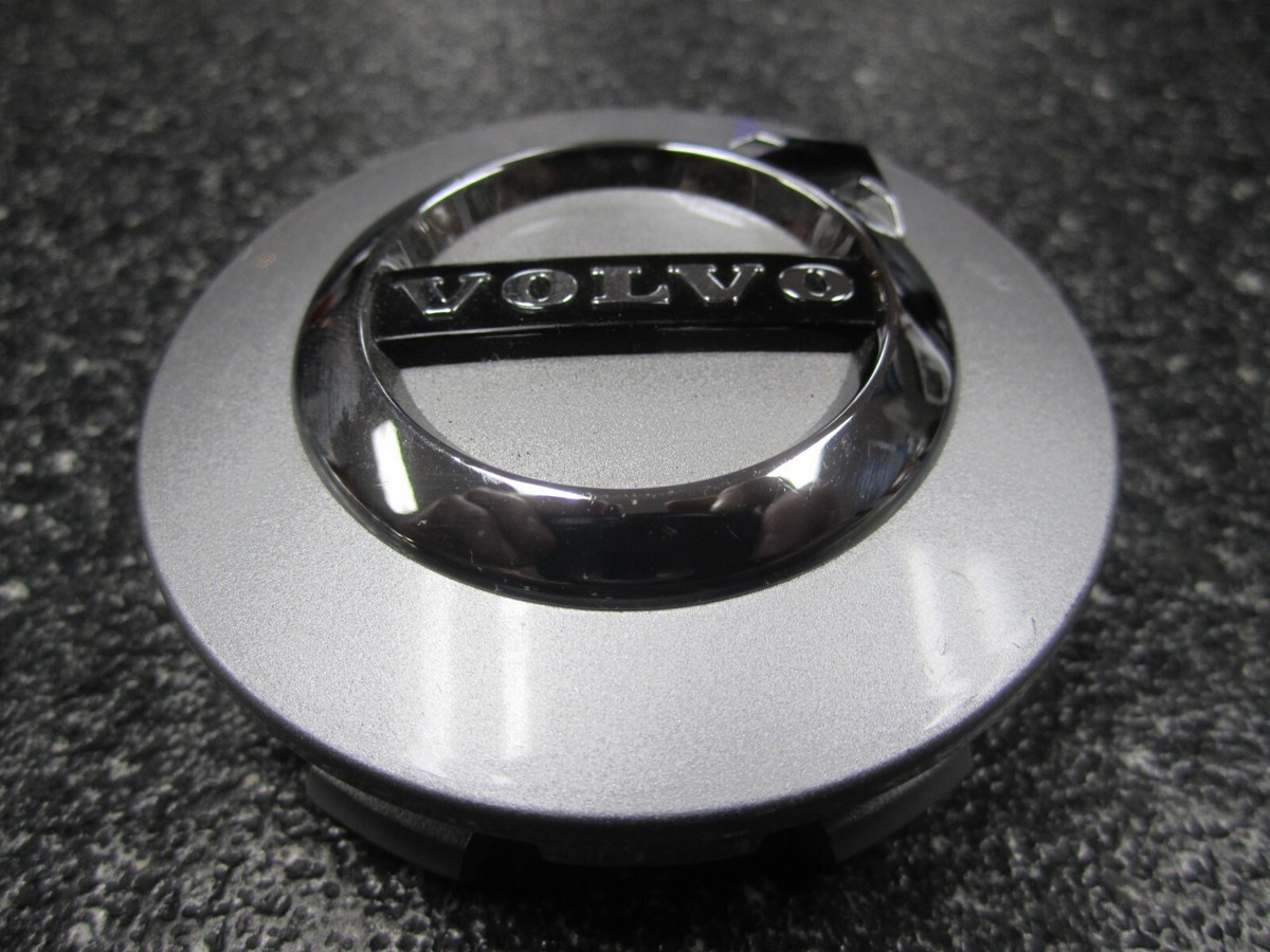 Volvo New Style OEM Silver Center Cap 2.50