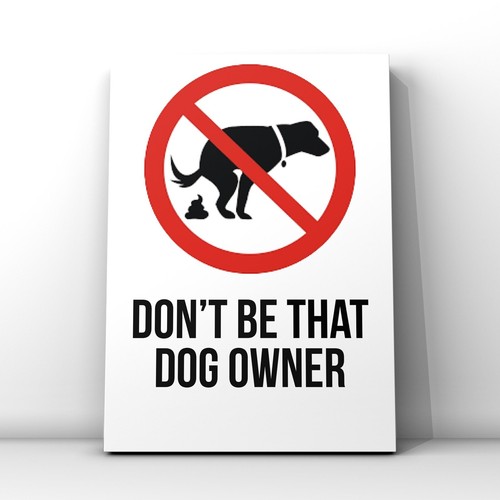 Dog mess signs A4 Laminated prints - Picture 2 of 8