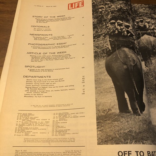 LIFE Magazine 1962 Nixon Russell Wright Architecture War Art Ads Italy MCM - Picture 5 of 23