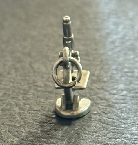 JAMES AVERY MIKROSKOP 3D CHARM STERLINGSILBER NICHT MEHR ERHÄLTLICH SELTEN - Bild 7 von 10