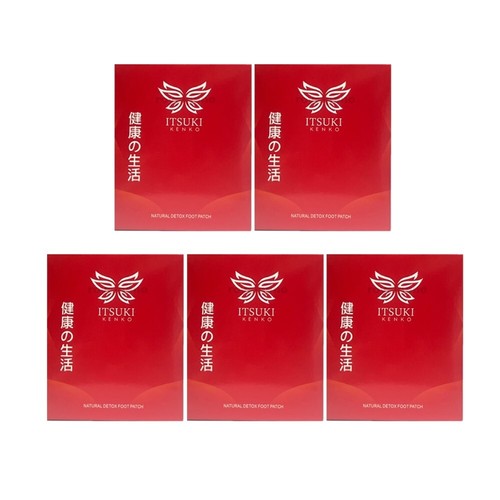 1-8 Boxes Itsuki Kenko Detox Foot Patch Red Pepper Deep Cleansing Herbal - Picture 11 of 13