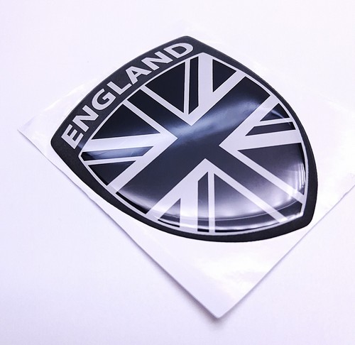 BRITISH FLAG 3D CAR EMBLEM SET (2) DECAL UNION JACK ENGLISH BRITAIN ENGLAND FLAG - Picture 6 of 8