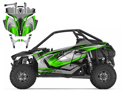 Kit de calcomanías gráficas Polaris RZR PRO XP PRO R 2020-22 24 mil diseño de vinilo #3715 - Imagen 6 de 15