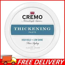 Cremo Hair Styling Premium Barber Grade Thickening Paste 4oz High Hold Low Shine