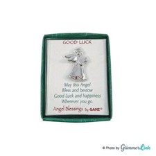 Ganz Angel Blessings Silver Tone Good Luck Charm