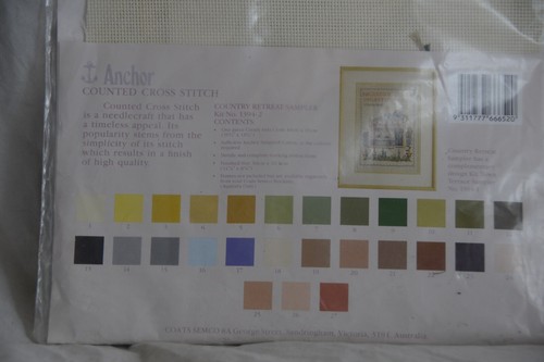 Anchor Counted Cross Stitch Kit Country Retreat Sampler No 1394-2 - Picture 4 of 7