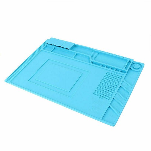 1x 45*30 cm Heat Insulation Silicone pad Mat Maintenance Soldering Platform Blue - Picture 4 of 10