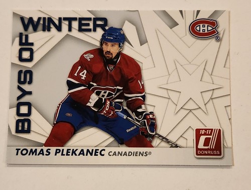 2010 Montreal Canadiens Tomas Plekanec Panini Boys of Winter Card #60 NM/M - Picture 1 of 2