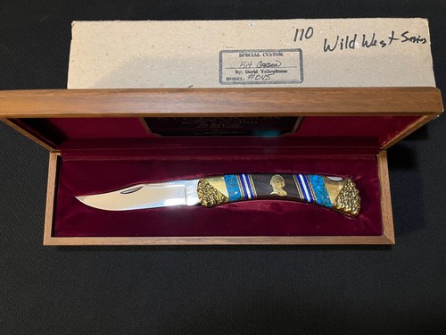 Buck Custom Yellowhorse Knife ‘KIT CARSON’ Wild West Series -110 Collection