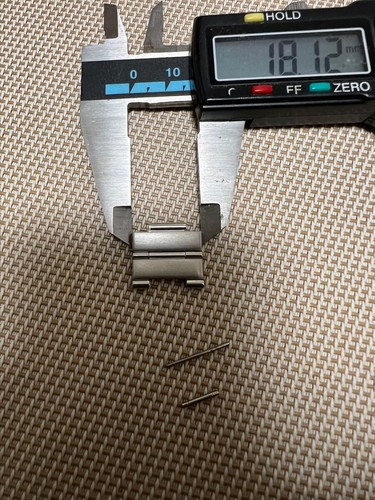 Genuine New OMEGA Constellation Men's 18mm Band Bracelet 2 Links Matte #366 - Picture 4 of 4