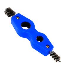 Aluminium Copper Pipe Cleaner Deburring Wire Brush Internal External Plumbing