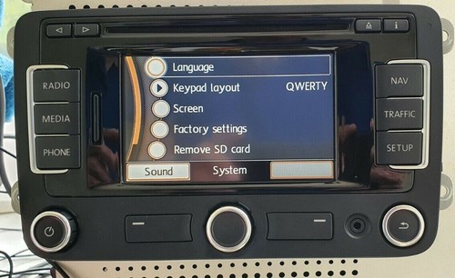REFURBISHED VW RNS315 DAB+ BLUETOOTH NAV GOLF PASSAT CC TIGUAN CADDY T5.1 PASSAT - Picture 11 of 11