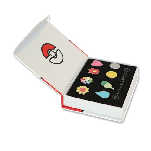 Pokemon Cartoon Anime Gym Badges for Cosplay - Collector Box - Picture 2 of 16