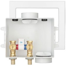1 Pack Washing Machine Outlet Box Cpvc 1/2 Inch Single Control Valve Inlet Inl