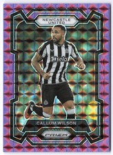 Panini Premier League Prizm 2023-24 Callum Wilson /140 Purple Mosaic Prizm
