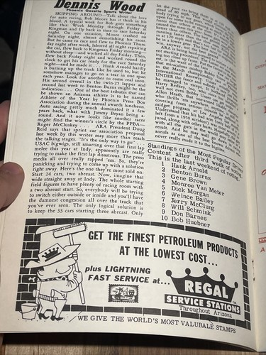 1966 Manzanita Speedway Modified Stock Car Race Program, Phoenix AZ - Picture 7 of 15