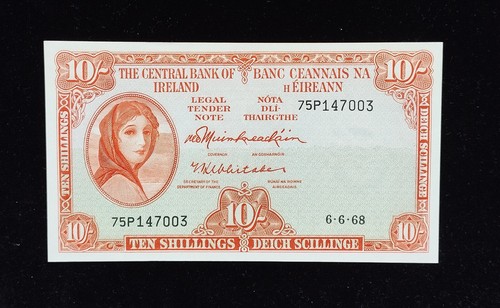 Ireland | 10 Shillings | 1968 | P.63a | 75 P 147003 | aUNC/UNC