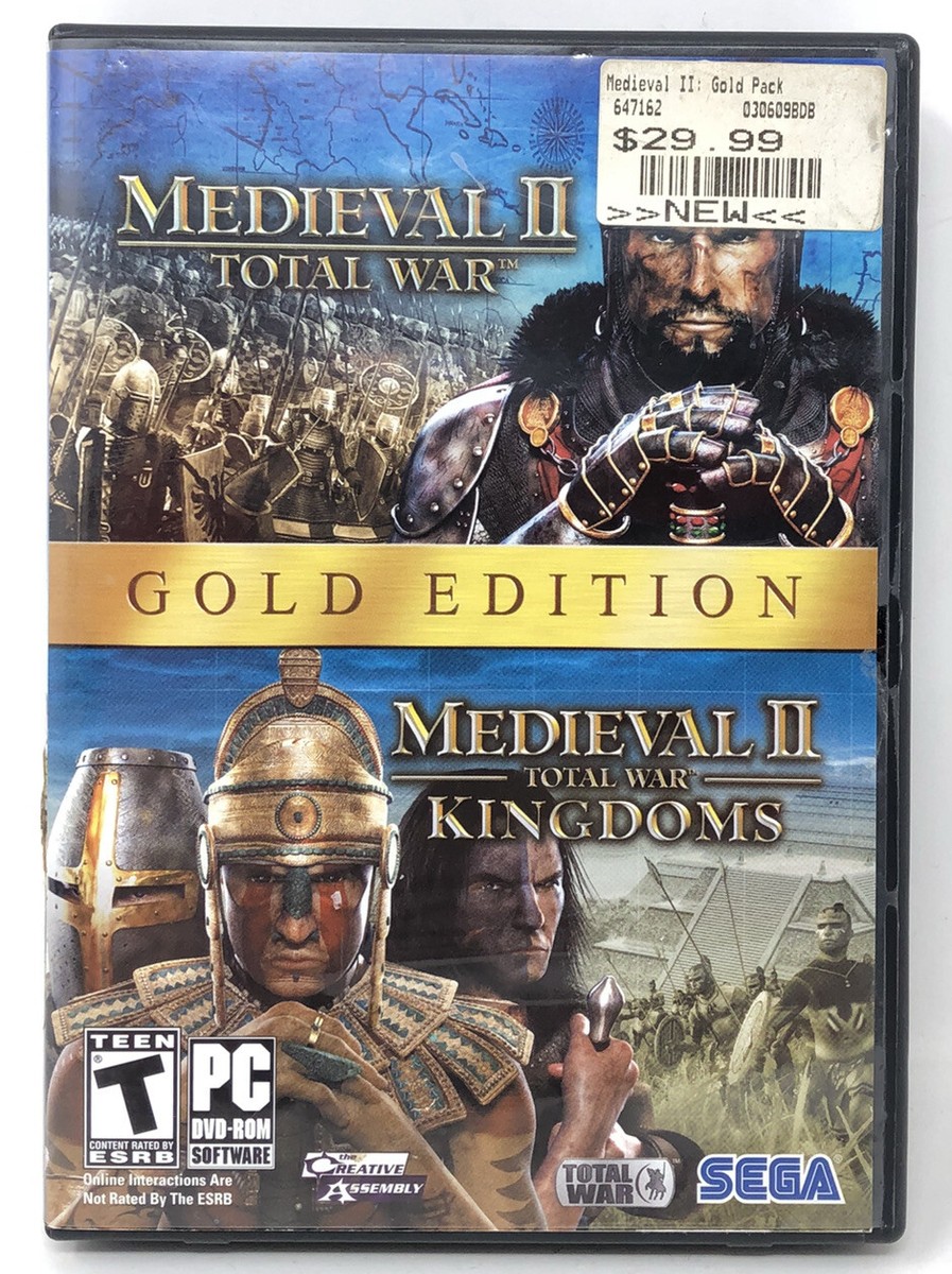 Medieval II: Total War Gold Edition (PC, 2008) DVD-ROM