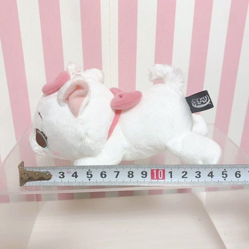 Disney Aristocats Marie Plush Set 2 Soft Stuffed Toy Cat Ribbon White Fluffy - Picture 17 of 24