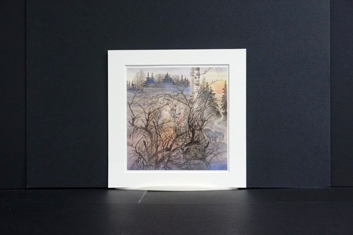 Sulamith Wulfing 1978 FAREWELL LOVERS SAYING GOODBYE LOVE Matted FANTASY Print - Picture 8 of 11