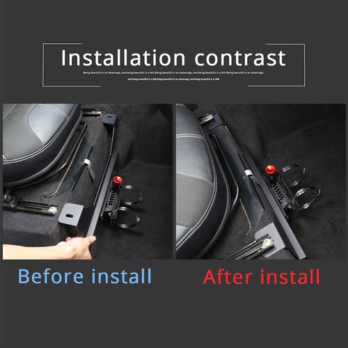 For Land Rover Defender 2004-2019 Fire Extinguisher Bracket (passenger Seat) New - Picture 22 of 23