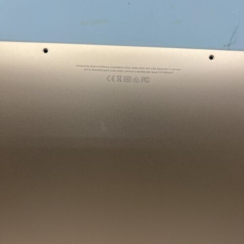 Funda inferior 13" Apple MacBook Air 2018 2019 2020 oro rosa / A1932 A2179 / A+ - Imagen 4 de 5
