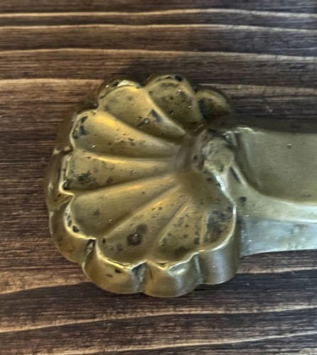 ANTIQUE BRASS & CAST IRON DOOR STOP PAPERWEIGHT VICTORIAN - Picture 8 of 12