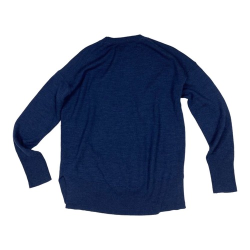Theory Women’s Size 0 P Merino Wool Karenia Sweater Blue - Picture 5 of 6