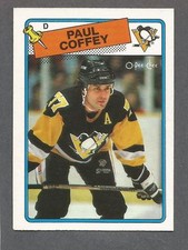 1988-89 OPC O-Pee-Chee Hockey Paul Coffey #179 Pittsburgh Penguins NMT+