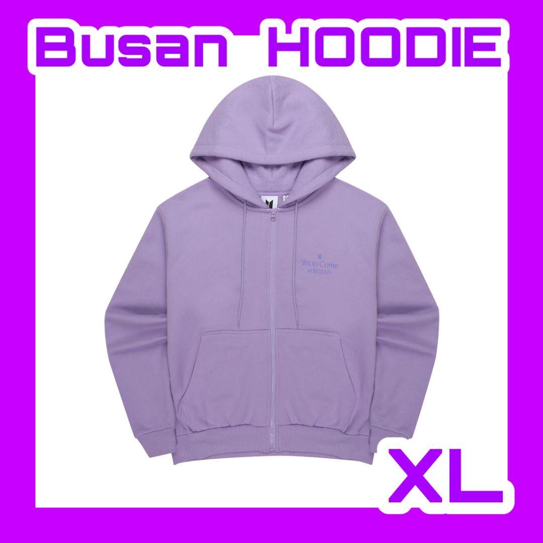 BTS Yet To Come In Busan Zip-UP Hoodie XL Size New From BTS Yet To Come In Busan Zip-UP Hoodie XL Size New From