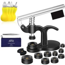 ONEBOM Watch Press Tool Set Watch Repair Kit Professional with Everything for...