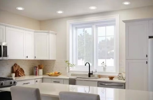 lot of 2 (4-Pk) EcoSmart Integrated LED Recessed Trim Soft White 6" 1002 936 719 - Picture 8 of 8